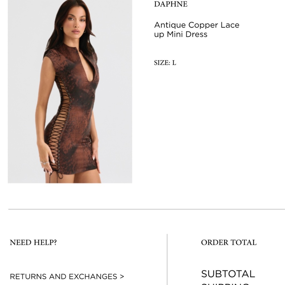 House of CB mini dress